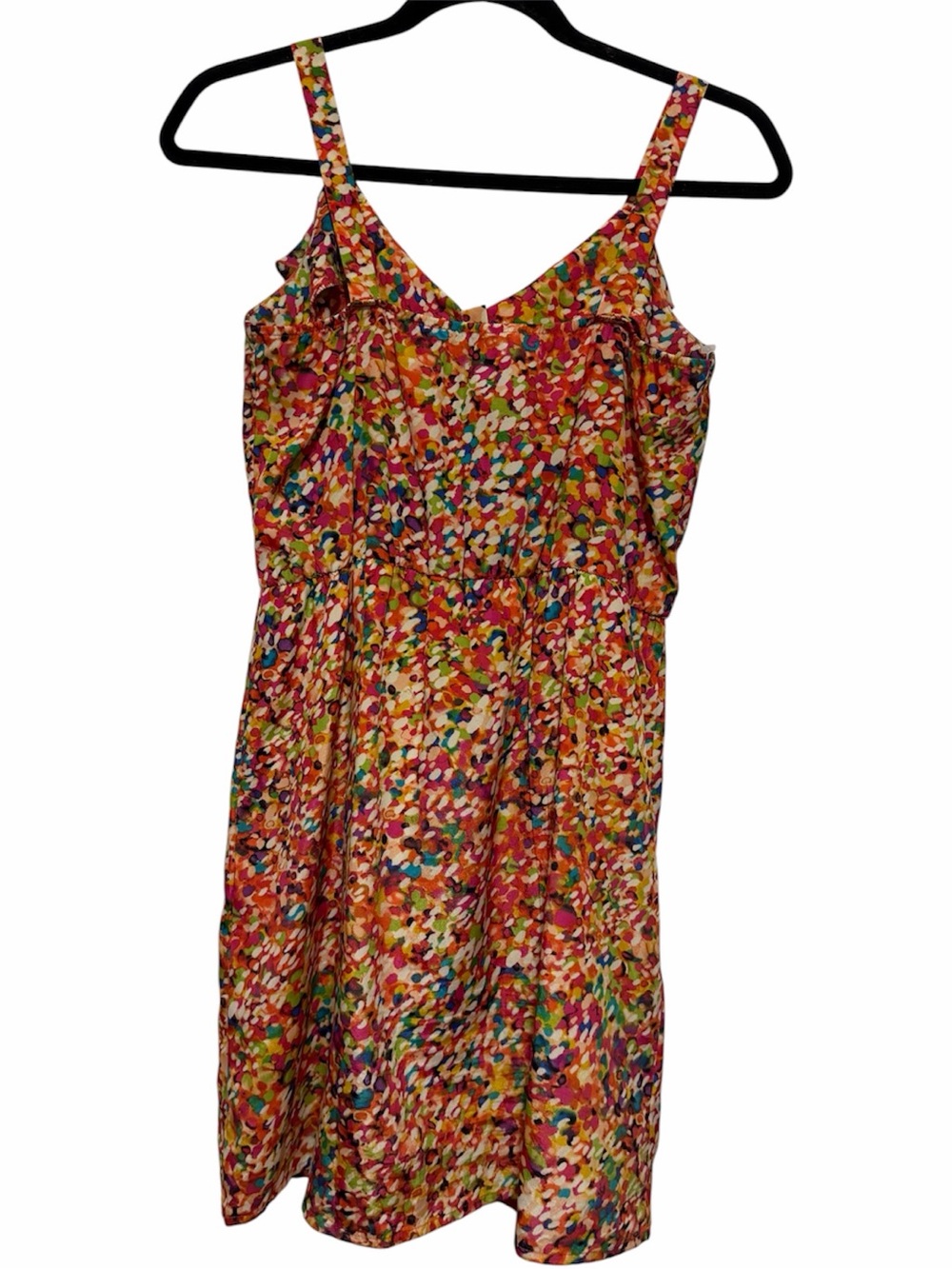 XS American Rag Multicolor Ruffle Mini Dress - Picture 2 of 2